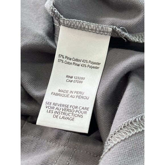 Travis Mathew Polo Shirt Size XL Collared Short Sleeve Gray Golf Sporty Active - Picture 6 of 7